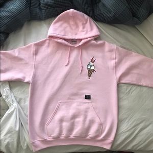 pink mens gucci hoodie